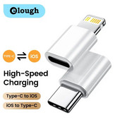 „Elough Type C“ į „Lightning Adapter“ greito įkrovimo USB-C „IOS“ keitiklis, skirtas „iPhone 14 13 12 PC Macbook ipad“ otg