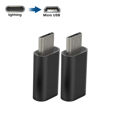 „Xiaomi Samsung Huawei“ skirtos „IOS“ moteriškos lyties mikro USB adapterio keitiklis „Android“ įkrovimo duomenų perdavimo jungtys