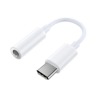 2 viename USB-C tipo C iki 3,5 mm Aux garso įkrovimo kabelio adapterio skirstytuvo ausinių lizdas USB tipo C adapterio laidas, skirtas Xiaomi Huawei