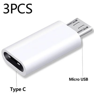 C tipo USB į mikro USB adapterio jungtis C tipo mikro USB įkroviklio adapteris, skirtas Xiaomi POCO Redmi Huawei telefono keitikliui