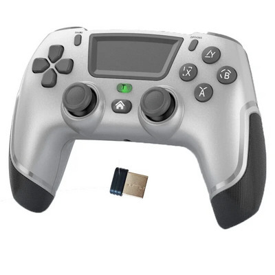 P06 belaidis BT5.0 žaidimų pultelis, skirtas PS4 PS5 Switch Console žaidimų valdiklio vairasvirtė su jutikliniu kilimėliu