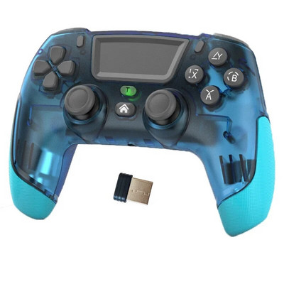 P06 belaidis BT5.0 žaidimų pultelis, skirtas PS4 PS5 Switch Console žaidimų valdiklio vairasvirtė su jutikliniu kilimėliu