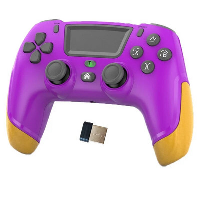 P06 belaidis BT5.0 žaidimų pultelis, skirtas PS4 PS5 Switch Console žaidimų valdiklio vairasvirtė su jutikliniu kilimėliu