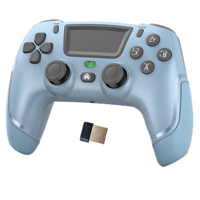 P06 belaidis BT5.0 žaidimų pultelis, skirtas PS4 PS5 Switch Console žaidimų valdiklio vairasvirtė su jutikliniu kilimėliu