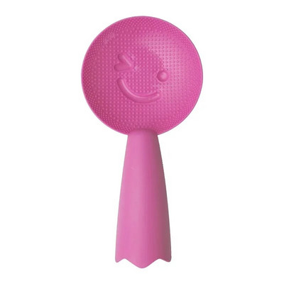 Tapadásmentes műanyag rizskanál Aranyos mosolygós arc rizslapátkanál főzőlap hosszú rizslapát Konyhai edény Evőeszközök Eszközök