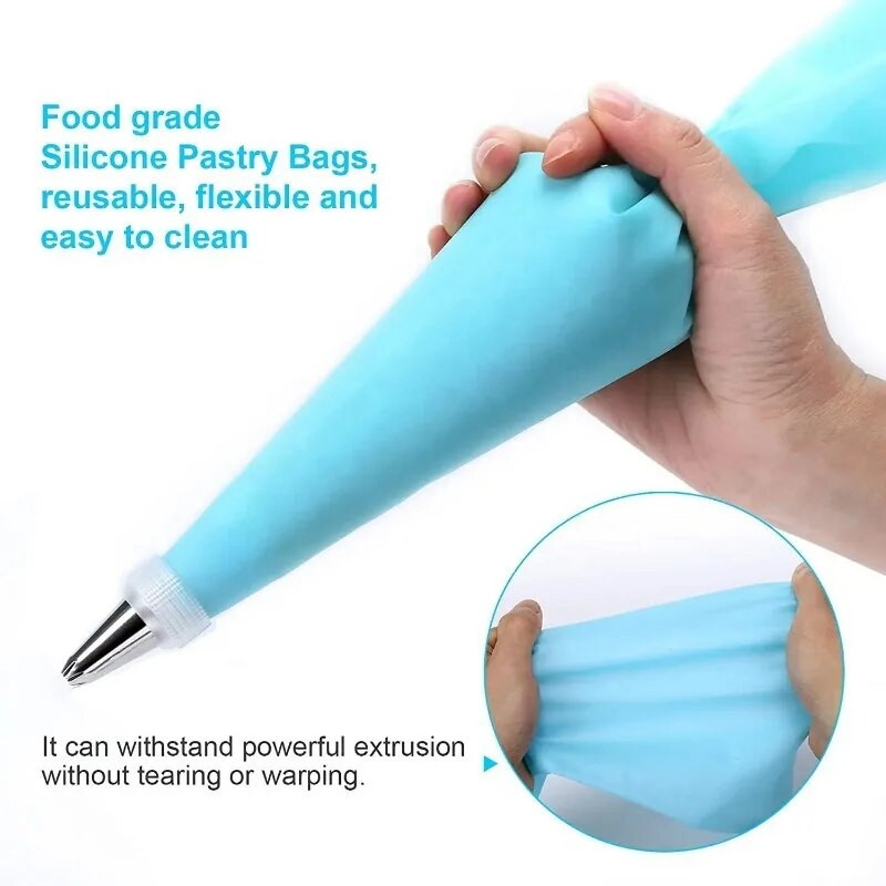 14/26/29 vnt rinkinys Grietinėlės purkštukai Tešlos įrankiai Priedai tortams dekoruoti konditerijos maišelis Virtuvė Kepyklėlė Konditerijos įranga