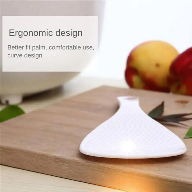 1 vnt Nelipnus ryžių šaukštas Ryžių viryklė Kastuvas Ryžių šaukštas Aukštai temperatūrai atsparus virtuvės Nelipnus indai Virtuvės reikmenys