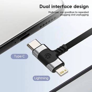Μετατροπέας καλωδίου ακουστικών USB τύπου C σε 3,5 mm Aux Type-C/Lightning 3 5 Jack Audio Cable για iPhone Samsung Galaxy S21
