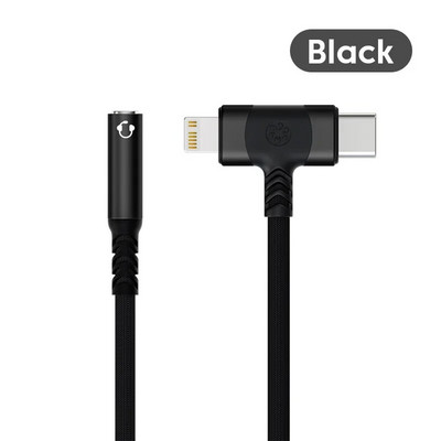 C tipo USB prie 3,5 mm papildomos C tipo adapteris/Lightning 3 5 lizdas garso kabelio ausinių kabelio keitiklis, skirtas iPhone Samsung Galaxy S21