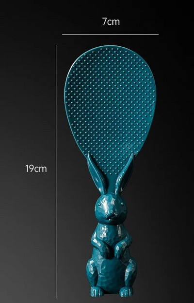 Animacinio filmo ryžių šaukštas Kviečių šiaudų triušio šaukštas gali atsistoti Triušis Ryžių semtuvas Ryžių viryklė Ryžių šaukštas Kūrybinis nepridegantis ryžių puslapis