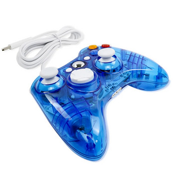 USB кабелна игра Геймпад Double Shock Игрален контролер Бутон с висока чувствителност Високопрецизен джойстик за Microsoft Xbox 360