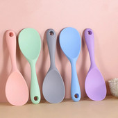 Pakabinamas silikoninis ryžių šaukštas virtuvės kaušas Nelipnus puodas Elektrinė ryžių viryklė Kaušelis su skylutėmis Namų apyvokos reikmenys