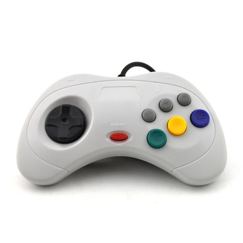 TIK PC M-AC Klasikinis USB laidinis žaidimų valdiklis Žaidimų pultelis JoyPad Vairasvirtė Ne skirta S-ega, skirta S-aturn Style