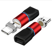 USB C magnetinis adapteris, skirtas Samsung Huawei Xiaomi Redmi LG VIVO OPPO SONY Honor OnePlus išmaniųjų telefonų priedai Magnetinis įkroviklis