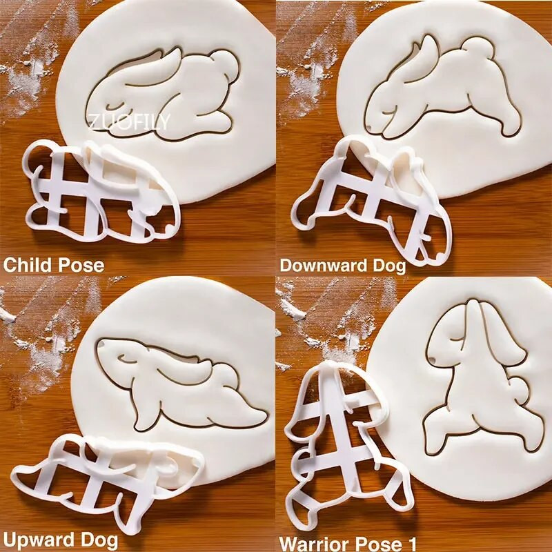 1/4 vnt Mielas jogos triušiukas Velykų kalėdinis plastikinis sausainis su reljefiniu pelėsiu Fondant sausainių pjaustyklė Bunny sausainių formelė "pasidaryk pats" kepimo įrankiai