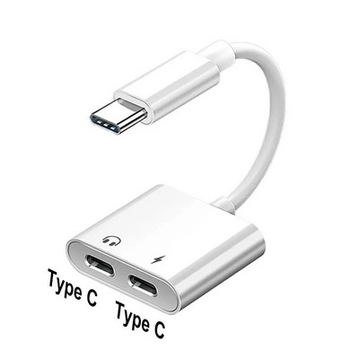 Adaptor USB tip C la jack de 3,5 mm AUX pentru iPhone 15 Xiaomi Samsung Cablu audio digital pentru căști Conector OTG cu rată ridicată de decodare