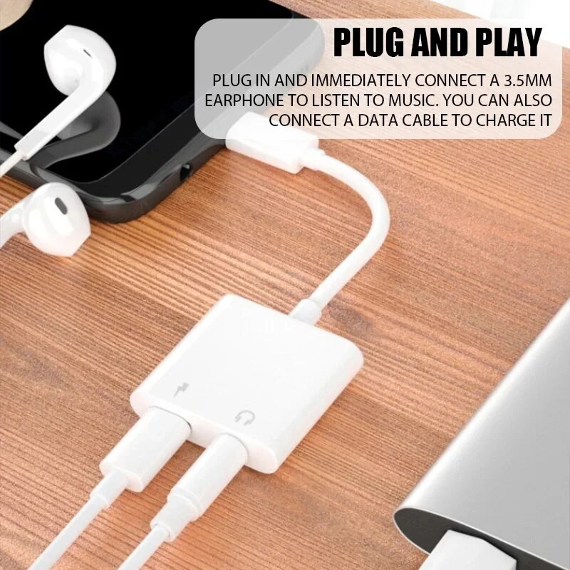 Adaptor USB tip C la jack de 3,5 mm AUX pentru iPhone 15 Xiaomi Samsung Cablu audio digital pentru căști Conector OTG cu rată ridicată de decodare
