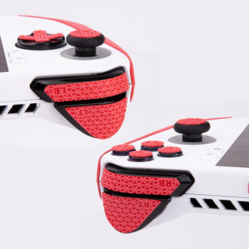 TALONGAMES Controller Grips Съвместими с ASUS Rog Ally, Anti-Slip, Buttons, Textured Skin Kit for Rog Ally Controller Grip (червен)