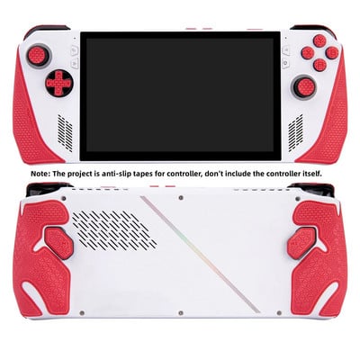 TALONGAMES Controller Grips Съвместими с ASUS Rog Ally, Anti-Slip, Buttons, Textured Skin Kit for Rog Ally Controller Grip (червен)