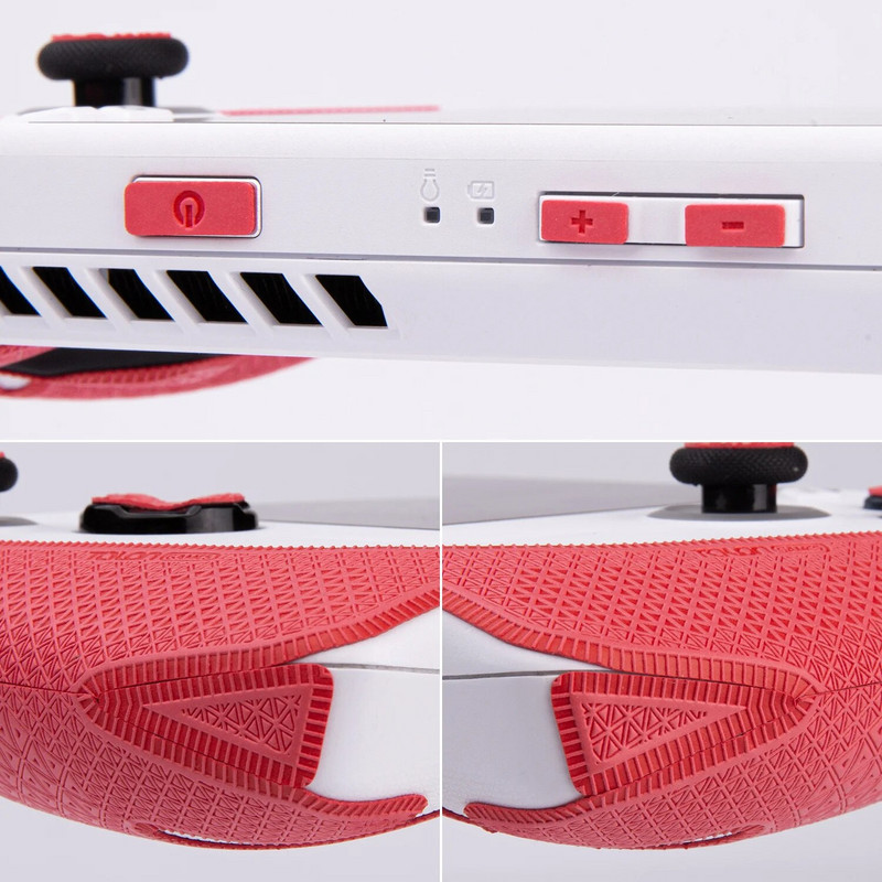 TALONGAMES Controller Grips Съвместими с ASUS Rog Ally, Anti-Slip, Buttons, Textured Skin Kit for Rog Ally Controller Grip (червен)