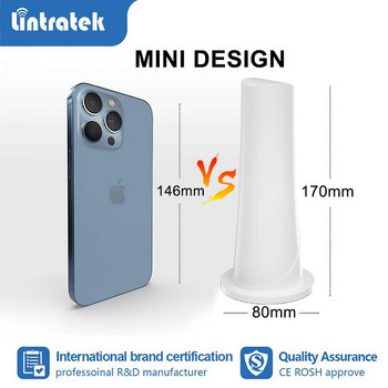 Lintratek 2G 3G 4G 360° Εσωτερική κεραία 700-5300Mhz για Repeater ενισχυτή σήματος 5dBi Omni Κυλινδρική Κεραία N/SMA
