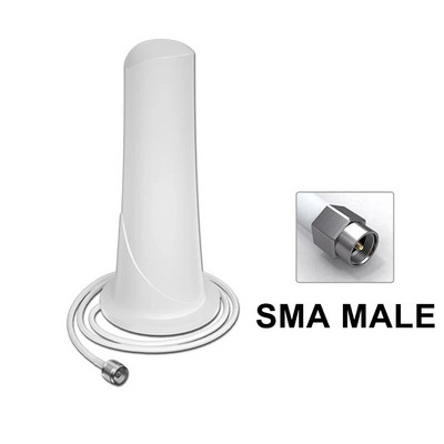 Lintratek 2G 3G 4G 360° vidinė antena 700-5300Mhz signalo stiprintuvo stiprintuvo kartotuvui 5dBi Omni cilindrinė antena N/SMA