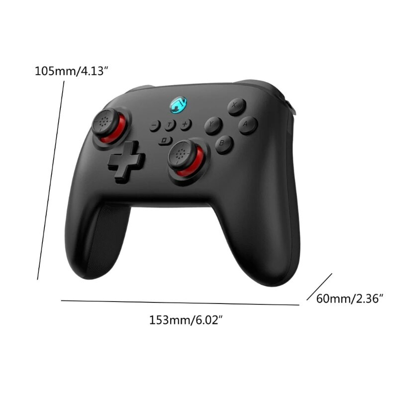 Belaidis žaidimų pultelis, skirtas Switch Game Controller Reguliuojama vibracija Wake Up, skirta Nintendo PC Dropship