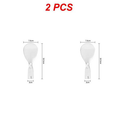 1/2/4 vnt Statomas ryžių šaukštas Nelipni medžiaga Ryžių kepimo kaušelis Virtuvės valgomojo įrankiai Priedai