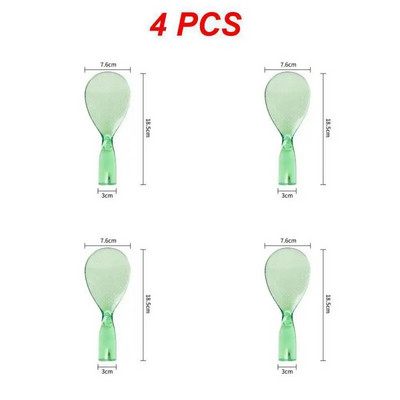 1/2/4 vnt Statomas ryžių šaukštas Nelipni medžiaga Ryžių kepimo kaušelis Virtuvės valgomojo įrankiai Priedai