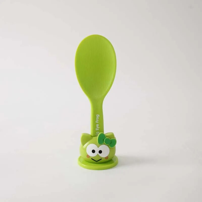 Animacinio filmo gyvūno formos ryžių viryklės šaukštas su laikikliu Miela karvė tigra varlė kiaulė Korėjos ryžių kaušelio mentele Nelipni