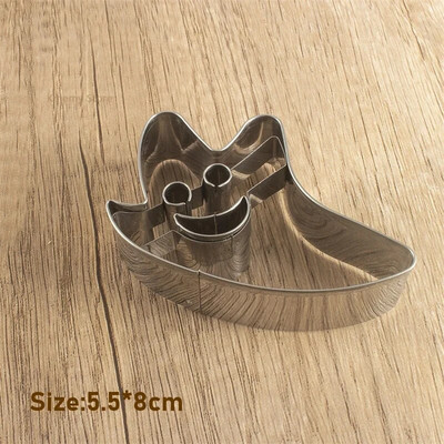 Helovino sausainių pjaustyklės kaukolė Moliūgas vaiduoklis karstas Huanted namas nerūdijančio plieno fondantas sausainių antspaudas tortų dekoravimo įrankiai