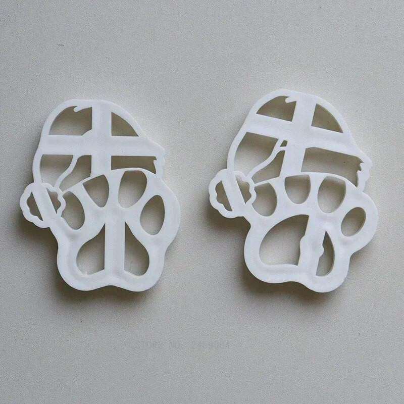 Kalėdinė kepurė Animacinis filmas plastikinis šunų letenų sausainių pjaustyklės Mielas gyvūnas naminių gyvūnėlių desertas sausainis reljefinis formelės Kalėdų Naujųjų metų vakarėlio dekoras