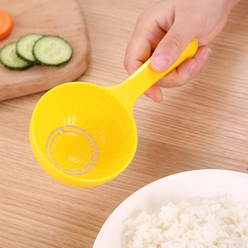 Pusapskritis ryžių šaukštas Nelipnus suši formos ryžių rutulinis kaušelis namų virtuvės ryžių viryklės šaukštas
