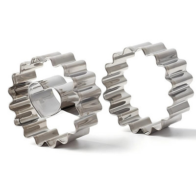 Sumuštinis su uogiene Valentino dienos sausainių pjaustyklė Širdies formos tešla, sausainių formelės kepimo įrankiai, nerūdijančio plieno sausainių įspaudimo formos