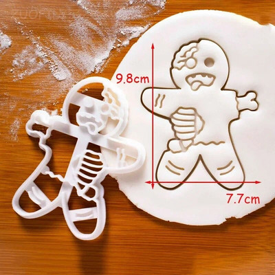 Didelis kalėdinis imbierinis žmogelis sausainių pjaustyklės formelės meduolių berniuko/mergaitės sausainių fondant reljefinis antspaudas „pasidaryk pats“ vakarėlio torto dekoravimas