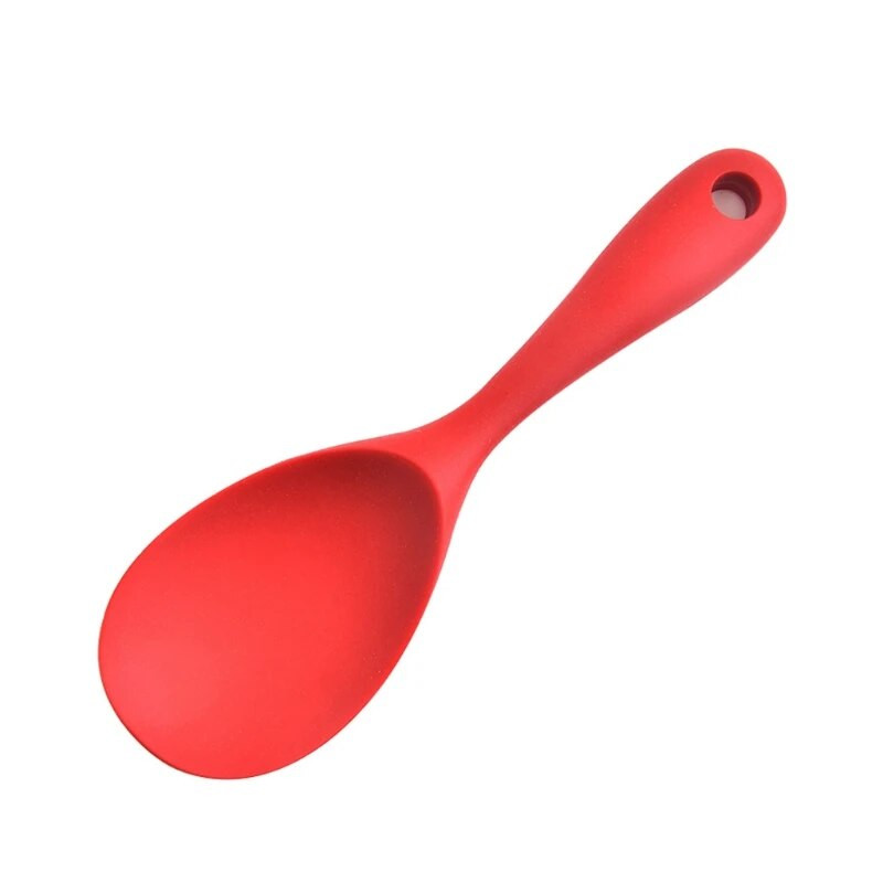 2024 m. naujas didelis silikoninis ilgo koto šaukšto kepimo indas virtuvės gaminimui.