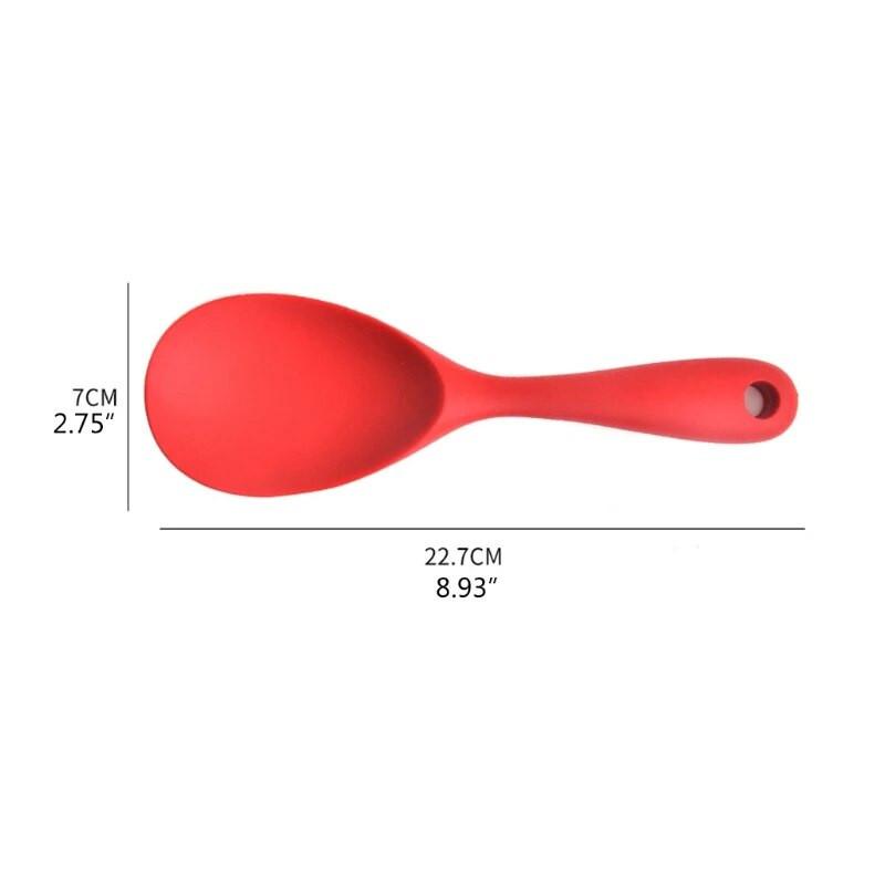 2024 m. naujas didelis silikoninis ilgo koto šaukšto kepimo indas virtuvės gaminimui.