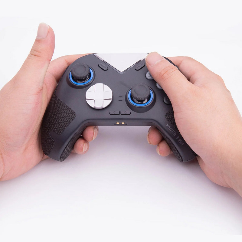 TALONGAMES valdiklio rankenos Lite versija, suderinama su Flydigi Vader 3 Pro rankenos rankenomis, neslystantis prakaitą sugeriantis lipdukas