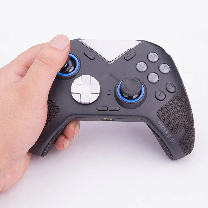 TALONGAMES valdiklio rankenos Lite versija, suderinama su Flydigi Vader 3 Pro rankenos rankenomis, neslystantis prakaitą sugeriantis lipdukas