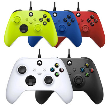 Кабелен контролер за Xbox Series XS Gamepad Контролер за видеоигри, Контролер за игри за Xbox One и PC печели Steam Джойстик