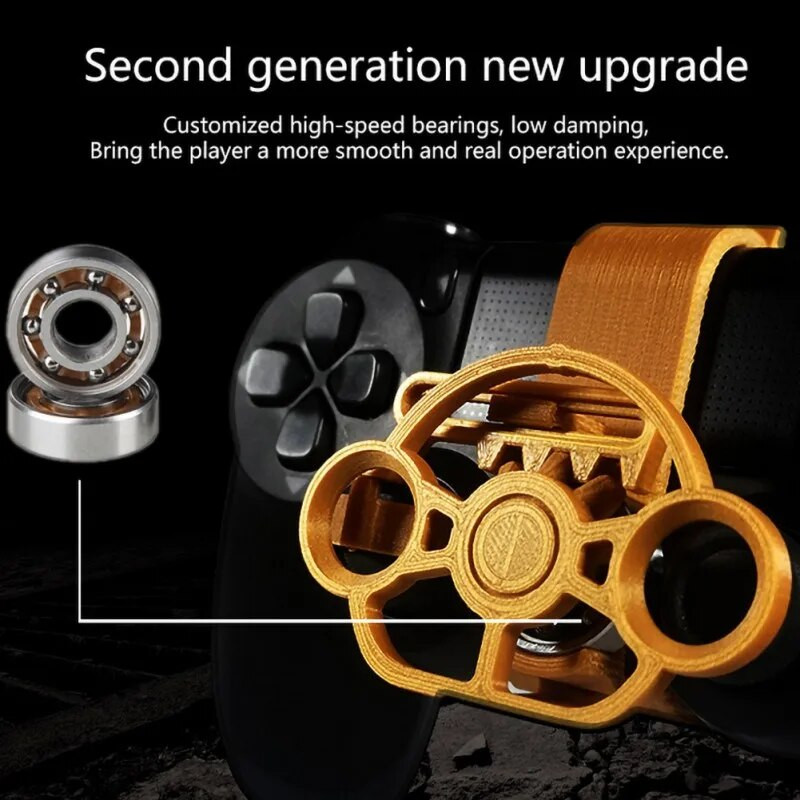 Igraći trkaći volan Mini upravljački kontroler za igre za Sony Playstation PS4 Dodaci s 3D ispisom