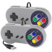 2 vnt USB žaidimų pultelis žaidimų vairasvirtė SNES žaidimų valdiklis Retro žaidimų pultelis, skirtas asmeniniam kompiuteriui NESPi RetroPie žaidimų valdiklis, skirtas Raspberry Pi 4