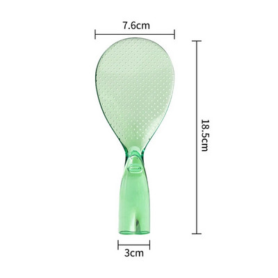 Stovimas ryžių šaukštas Nelipni medžiaga Ryžių kepimo kaušelis Virtuvės valgomojo įrankiai Priedai