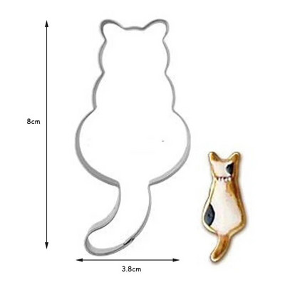 Naujas Velykinių sausainių pjaustytuvų rinkinys zuikis, kiaušinis, gėlė, triušio veidas, viščiukas, morkos, drugelis-nerūdijančio plieno fondanto pjaustyklės formos kepimo įrankis