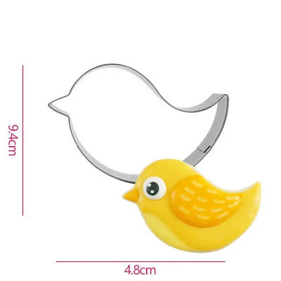 Naujas Velykinių sausainių pjaustytuvų rinkinys zuikis, kiaušinis, gėlė, triušio veidas, viščiukas, morkos, drugelis-nerūdijančio plieno fondanto pjaustyklės formos kepimo įrankis