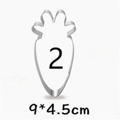 Naujas Velykinių sausainių pjaustytuvų rinkinys zuikis, kiaušinis, gėlė, triušio veidas, viščiukas, morkos, drugelis-nerūdijančio plieno fondanto pjaustyklės formos kepimo įrankis