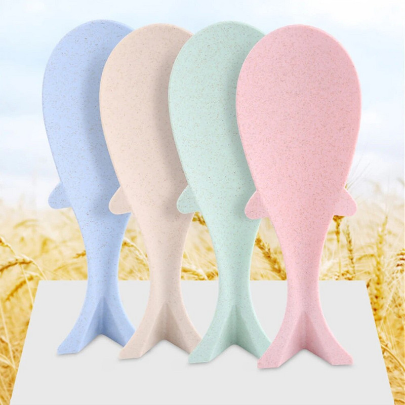 Tapadásmentes rizskanál bálna alakú farok horog lyuk kialakítás Környezetvédelem Búzaszalma, élelmiszer minőségű konyhai étkészlet