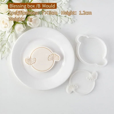 Listovi Cvjetni okvir Rezač kolačića Set pečata Geometrija Reljefni pečat Fondant Dekoracija torte Glazura za rođendan Vjenčanje Baby Shower