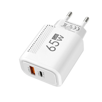 65W GaN PD USB C įkroviklis Greito įkrovimo C tipo telefono įkroviklis skirtas iPhone 15 14 Xiaomi Samsung Huawei EU/US Plug Quick Charge Adapter