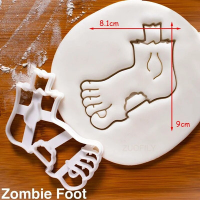 Nauja Helovino sausainių pjaustyklės forma 3D animacinis filmas moliūgas ragana juoda katė sausainis fondantas Reljefinis Antspaudai Tortų dekoravimas Kepimo įrankiai